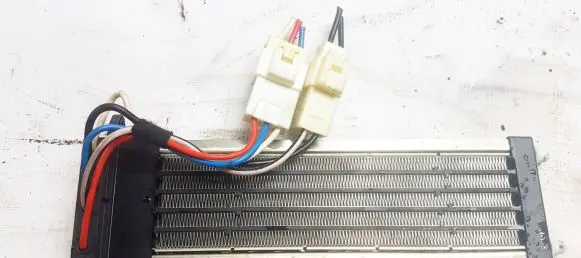 Electric cabin heater radiator