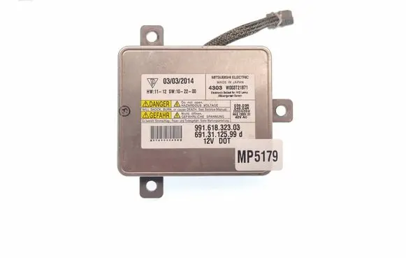 Porsche 911 991 Headlight ballast module Xenon 91161832303 6913112599D W003T21871