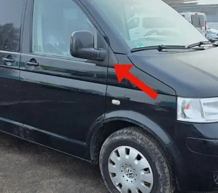 Volkswagen Multivan T5 Plastic wing mirror trim cover 7H0857538 56505501