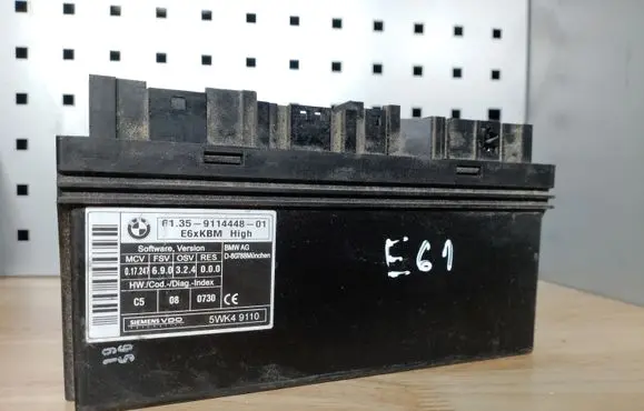 BMW 5 E60 E61 Comfort/convenience module 9114448 6135911444801