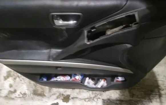 Toyota Corolla Verso AR10 Front door card panel trim 