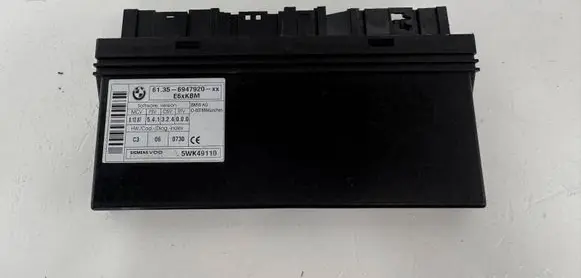 BMW 5 E60 E61 Central body control module 6947920 5WK49110 541324000