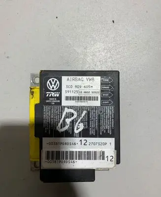 Volkswagen PASSAT B6 Airbag control unit/module 3C0909605M 391125