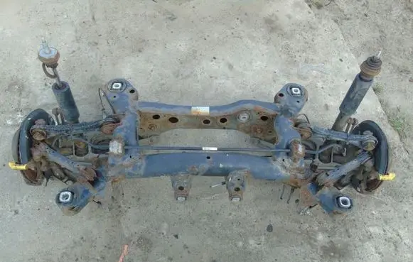 Rear axle beam