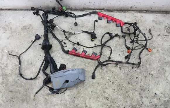 Audi A7 S7 4G Engine installation wiring loom KRIS235789