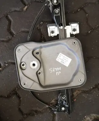 Skoda Fabia Mk2 (5J) Front window lifting mechanism without motor 5J1837402D 170920091003