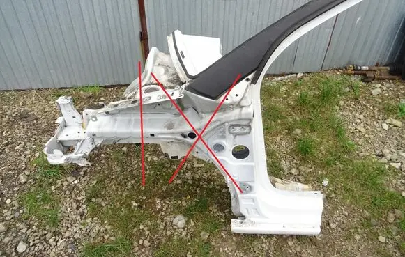 Citroen C3 Front side member 