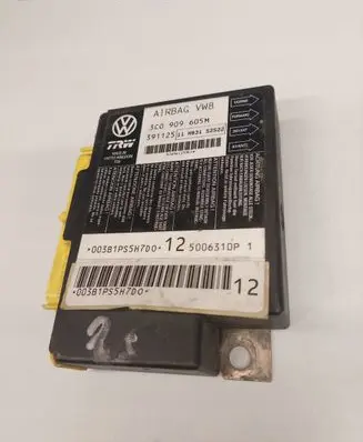 Volkswagen PASSAT B6 Airbag control unit/module 3C0909605M