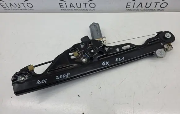 BMW 5 E60 E61 Rear door window regulator with motor 6922319