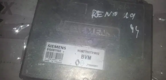 Renault 19 Engine control unit/module S100811102F HOM7700731802