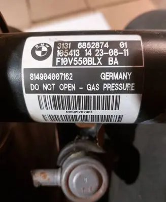 BMW 5 F10 F11 Front shock absorber with coil spring 814904007162 6852874