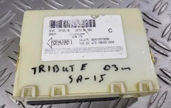 Mazda Tribute Other control units/modules NT814B205U204 30431021828A 14B128