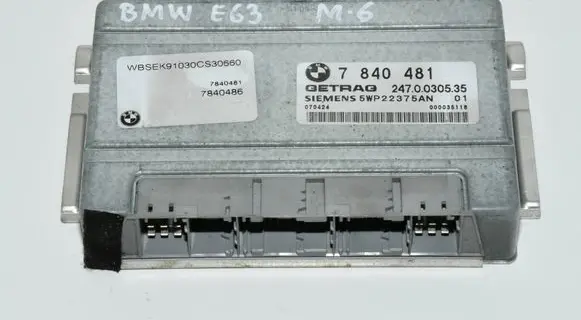 BMW 6 E63 E64 Gearbox control unit/module 7840481