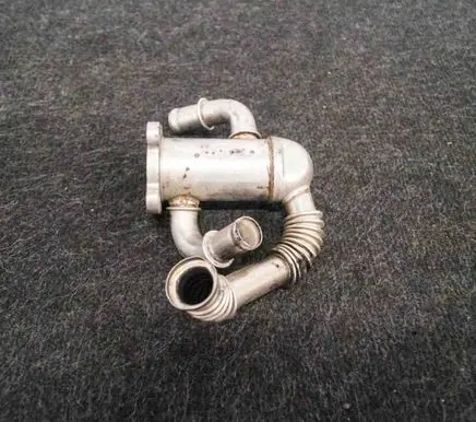 Opel Corsa D EGR valve cooler 55186162