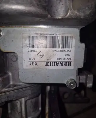 Renault Kangoo II Steering wheel axle 8201514069 PW22BD0234Q 220417