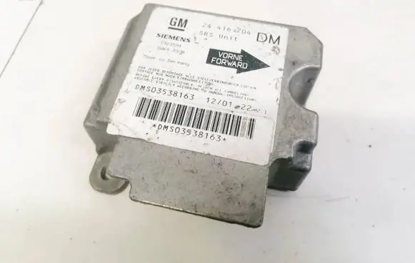 Opel Zafira A Airbag control unit/module 24416704 5WK42978
