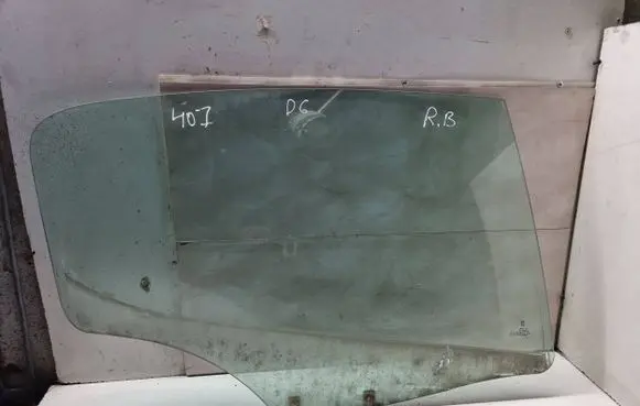 Peugeot 407 Rear door window glass 43R000262 DOT18AS2M504