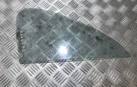 Rear vent window glass