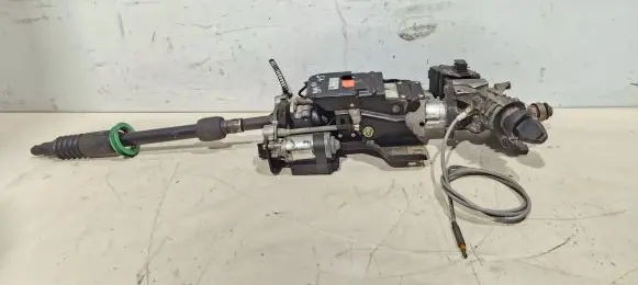 Steering wheel axle set