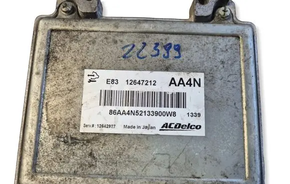 Opel Astra J Engine control unit/module 12647212 12642927 86AA4N52133900W8