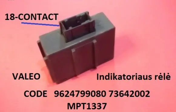 Peugeot 106 Other relay 9624799080 73642002