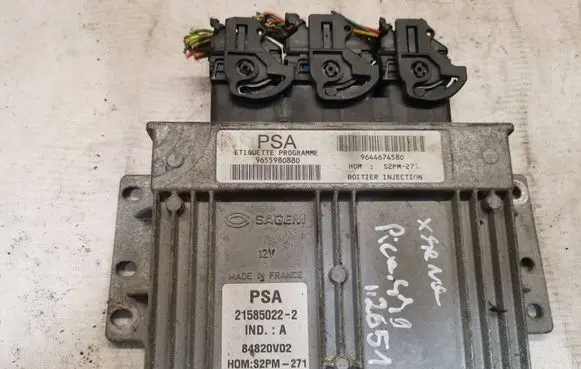 Citroen Xsara Picasso Engine control unit/module 9644674580 9655980880 S2PM271