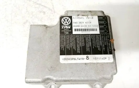 Volkswagen PASSAT B7 Airbag control unit/module 5n0959655r 221098-111
