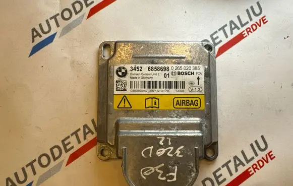 BMW 3 F30 F35 F31 Airbag control unit/module 6858698