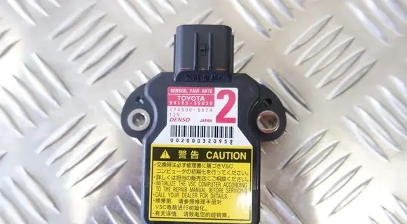 ESP acceleration yaw rate sensor