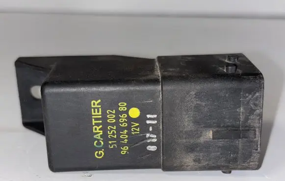 Peugeot 207 Glow plug pre-heat relay 51252002 9640469680