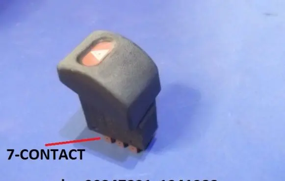 Opel Combo B Hazard light switch 90347821 1241288
