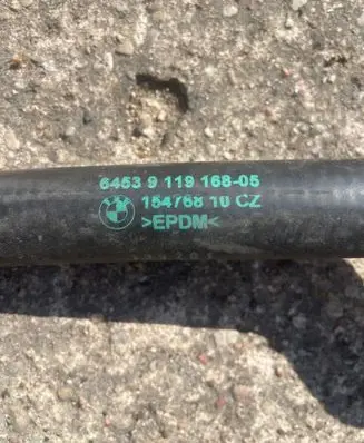 BMW 5 F10 F11 Engine coolant pipe/hose 9119168 15476810