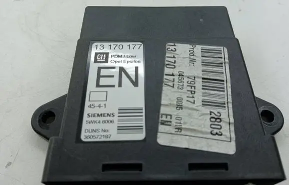 Opel Vectra C Door control unit/module 13170177