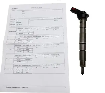 Audi A6 S6 C6 4F Fuel injector 059130277AJ 070127 0445115054