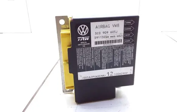 Volkswagen PASSAT B6 Airbag control unit/module 3C0909605J 391130