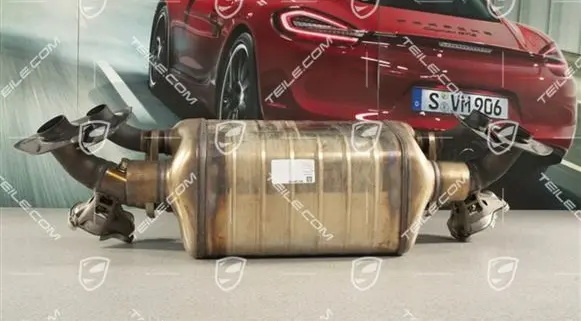 Porsche 911 992 Middle muffler/silencer 992298019