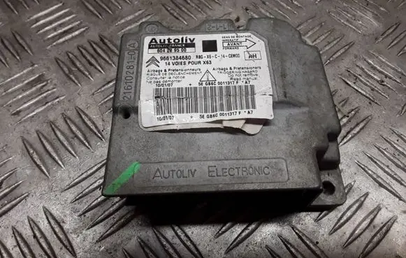 Citroen C6 Airbag control unit/module 604289500 9661384680
