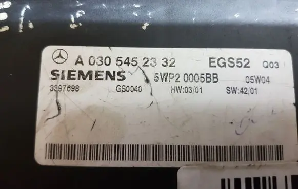 Mercedes-Benz ML W163 Gearbox control unit/module A0305452332 5WP20005BB