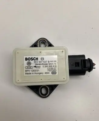 Audi A6 S6 C6 4F ESP acceleration yaw rate sensor 8E0907637B 02650056187