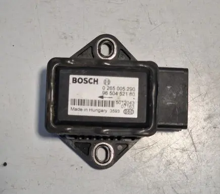 Peugeot 607 ESP acceleration yaw rate sensor 9650452180 0265005290 5012043