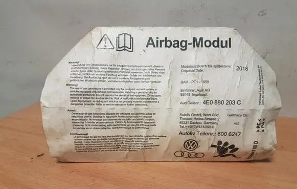 Audi A8 S8 D3 4E Passenger airbag 4E0880203C