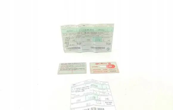 Alfa Romeo 166 Ignition key/card 60655262