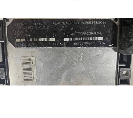 Peugeot Partner Engine control unit/module 9661879080 R04080035C 9650359580