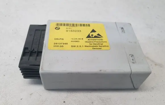 BMW 5 E60 E61 Center console control module 9183233 28137346