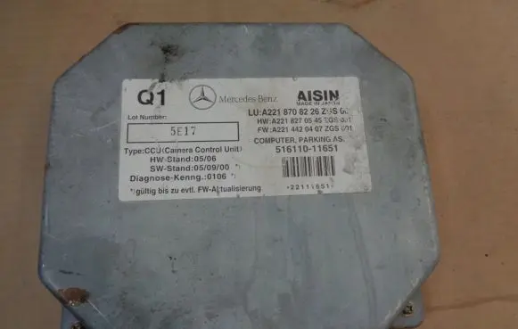 Mercedes-Benz S W221 Camera control unit module A2218708226 2218708226