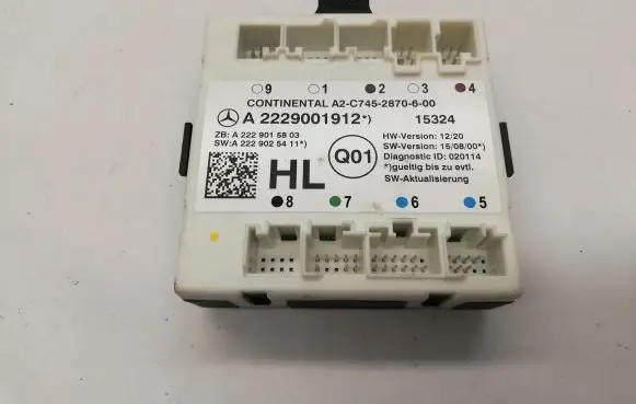 Mercedes-Benz C W205 Door control unit/module A2229001912 RHD