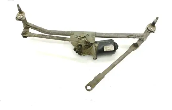 Front wiper linkage and motor