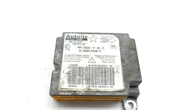 Peugeot 206 Airbag control unit/module 9652275980 602327300