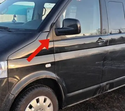 Volkswagen Multivan T5 Plastic wing mirror trim cover 7H0857537