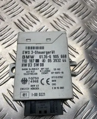 BMW 5 E39 Immobilizer control unit/module 61356905668 110187
